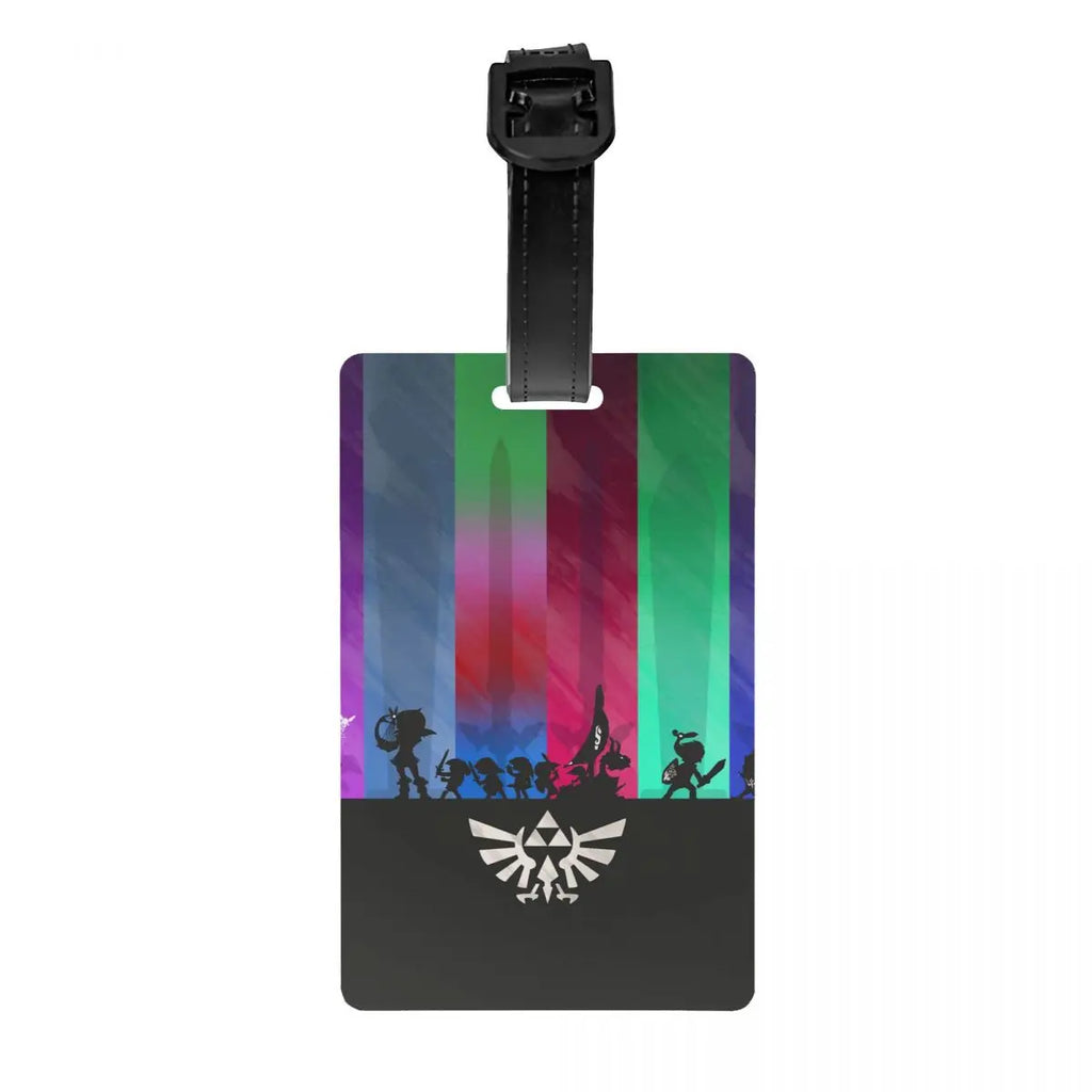 Custom The Legend Of Zeldas Luggage Tag Privacy Protection Anime Game Baggage Tags Travel Bag Labels Suitcase