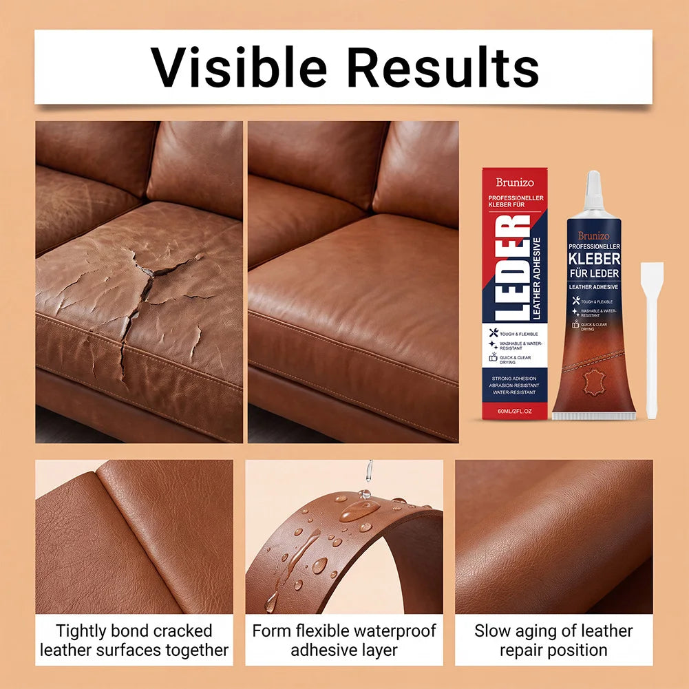 Extra Strong Leather Glue Waterproof Industrial Strength Leather Adhesive For Leather Handbag Repair For Upholsterys Repair