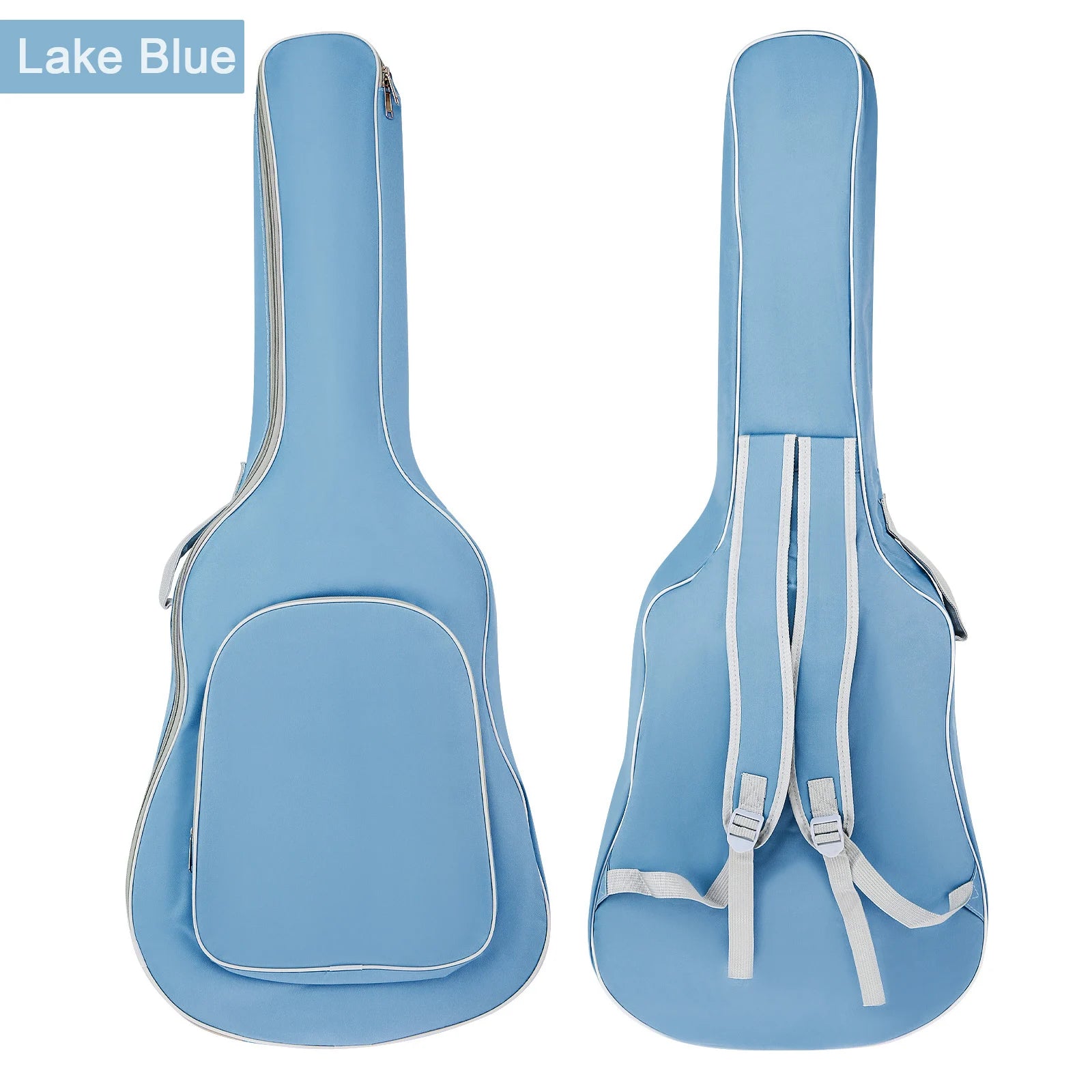 1 Piece 40 / 41 Inch Padded Water Resistant Thick Acoustic Guitar Backpack Gig Bag, Soft Cover Guitar Bag