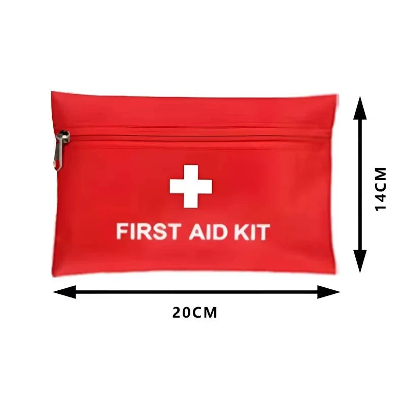 Portable First Aid Kit Emergency Survival Bag, All-Purpose Medicine Storage Organizer for Home, Car, Travel, Camping, Outdoor Hi