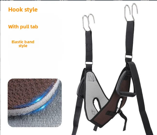 Cervical Traction Belt Strap Cervical Horizontal Bar Suspension Household Traction Belt Neck Suspension Neck Stretching Device