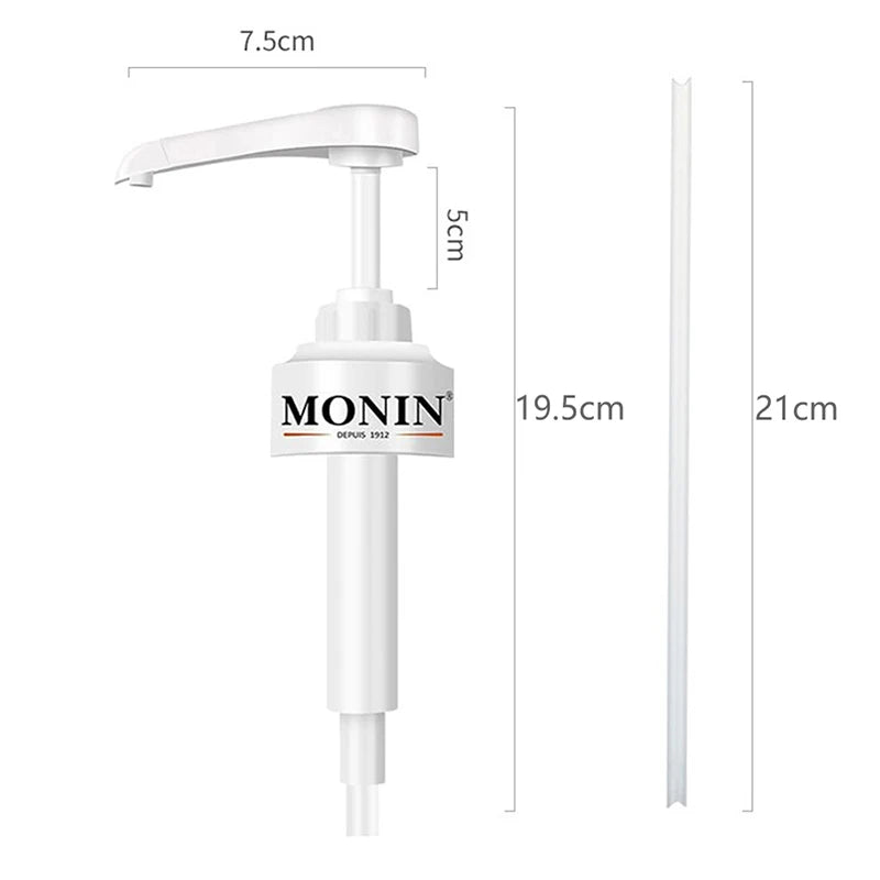1PCS Coffee 1 Liter Dispenser Syrup Pump Black Liquid Dispenser for Syrup 10Ml Juice Bottle Dispenser Pump