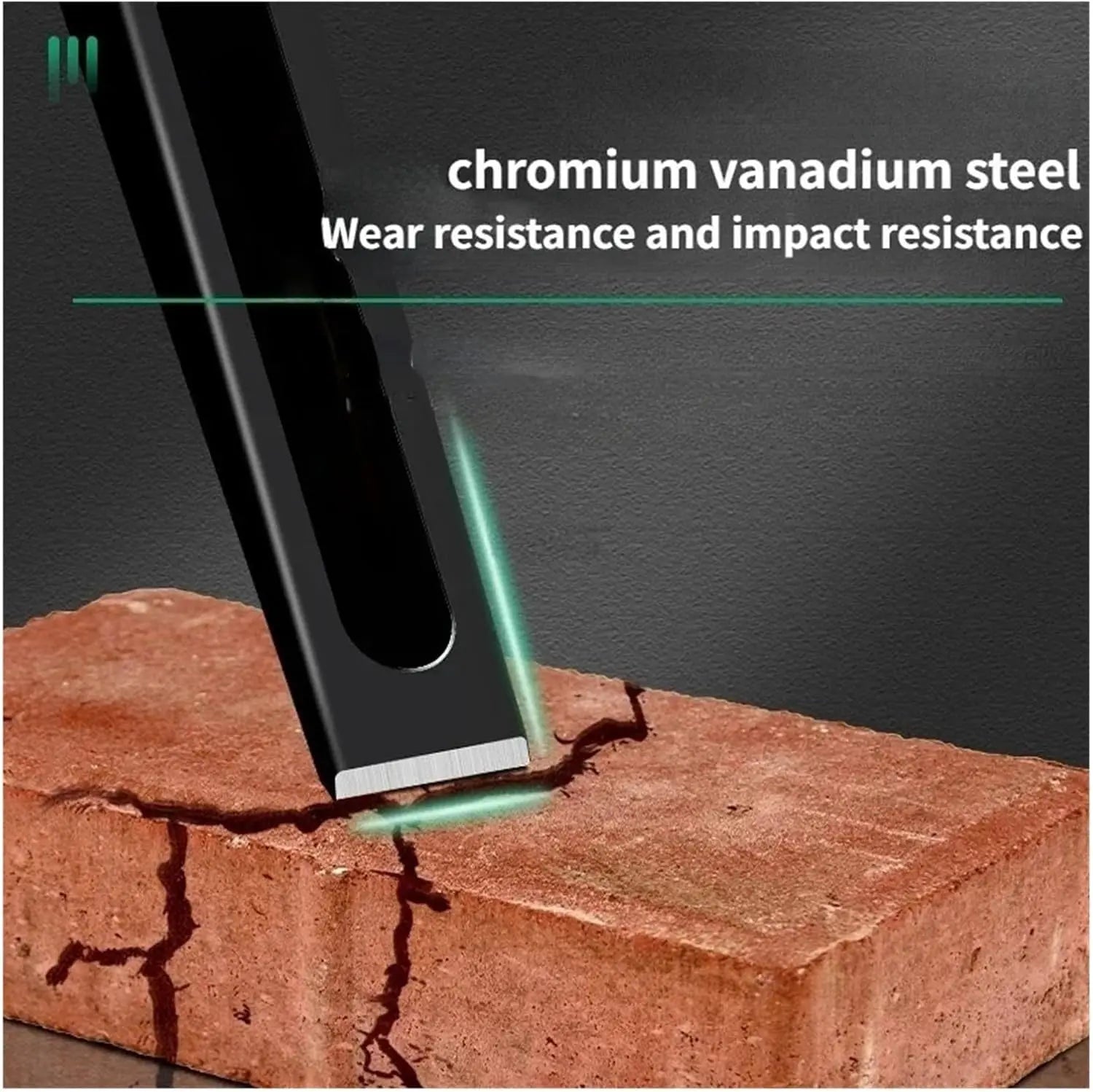 Flat Shovel Chisel Concrete Tool Chrome Vanadium Steel Flat Chisel 6/8/10/12 inch Stone Concrete Stonemason's Carving K