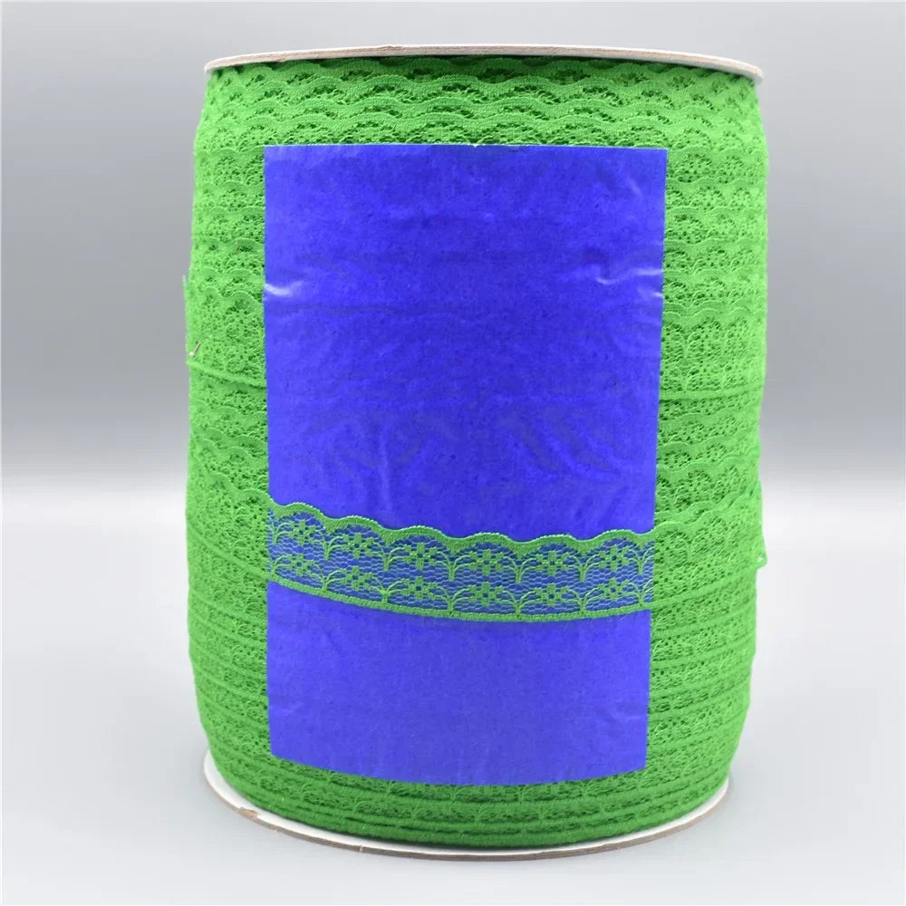 Wholesale 600yards/Roll White Lace Ribbon Width/22mm Lace Trim Fabric Embroidered Sewing Decoration African Lace Fabric Applique