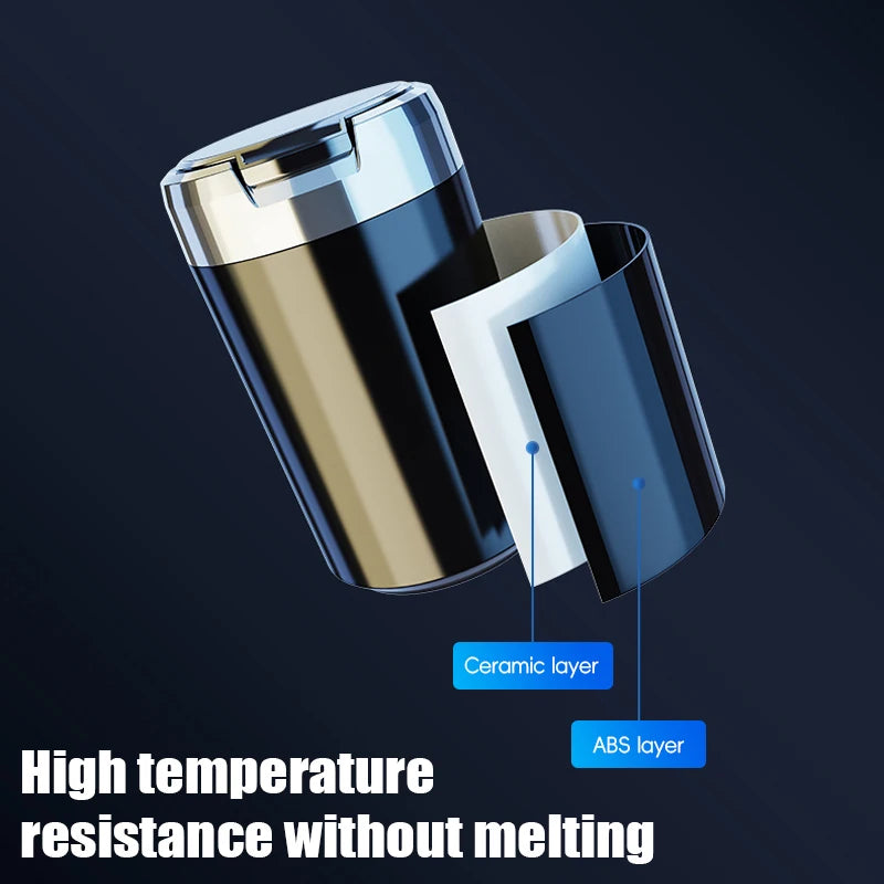 Car Cigarette Ashtray with Lid with LED Night Light Portable Detachable Vehicle Ashtray Holder Cigarette Ashtray Accessory