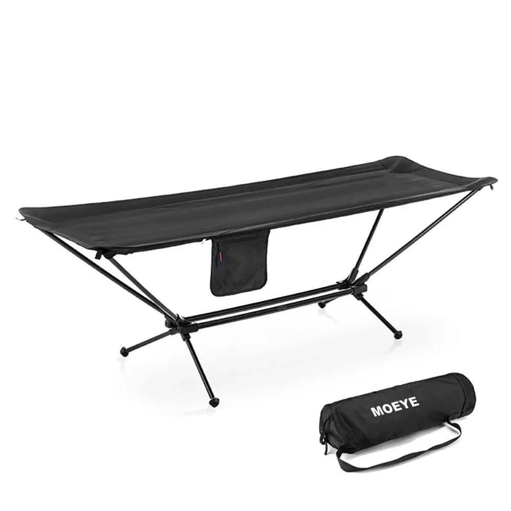 Outdoor Folding Camping Cot Portable Travel Picnic Camping Folding Bed Aluminum Alloy Bracket