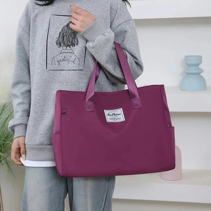 Waterproof Oxford Duffle Bag Large Capacity Women Travel Bags Shoulder Bag Valise Bolsa De Viagem Women's Handbags Shopping Bags