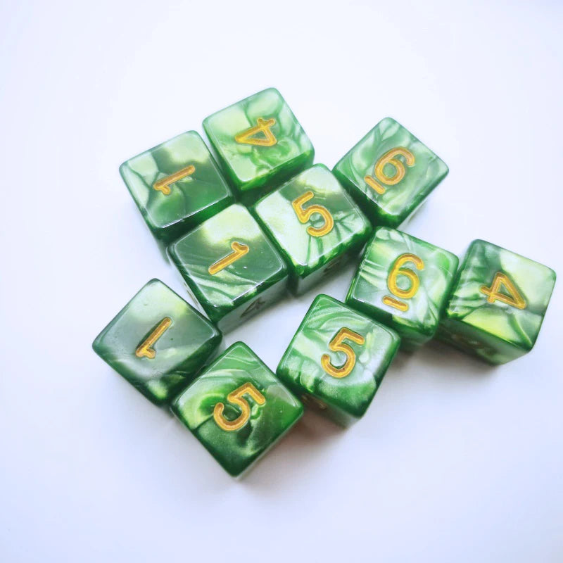 D6 DND  Dice Role 6 Faces Dice Games Set for Dungeons and Dragons RPG MTG Role Playing Table Games
