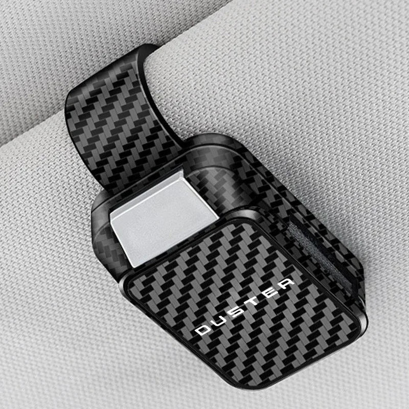 Car Sun Visor Carbon Glasses Sunglasses Clip Holder case Storage for Dacia Duster 2024 2025 2026 Auto assecories Interior
