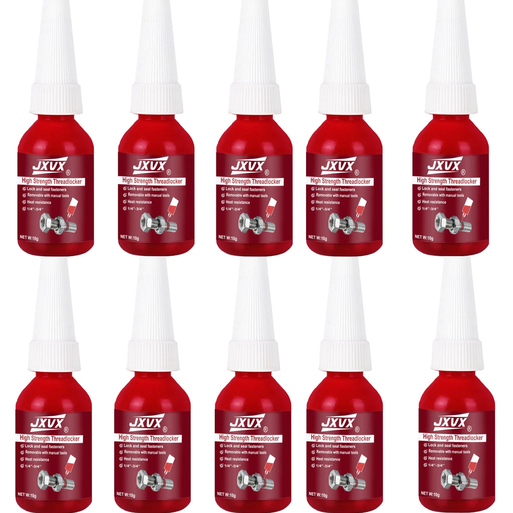 10 ml Blue/Red Threadlocker, Removable, Universal, Thread Sealant, Screw Adhesives, Threading Agents, High Strength Anaerobic Ad