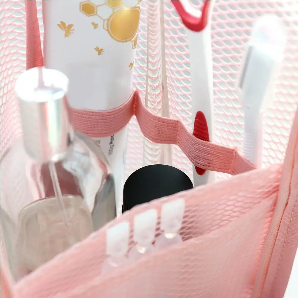 Portable Standing Toiletry Bag Large Capacity Waterproof EVA Makeup Brush Storage Box Stand Up Cosmetic Organizer For Travel
