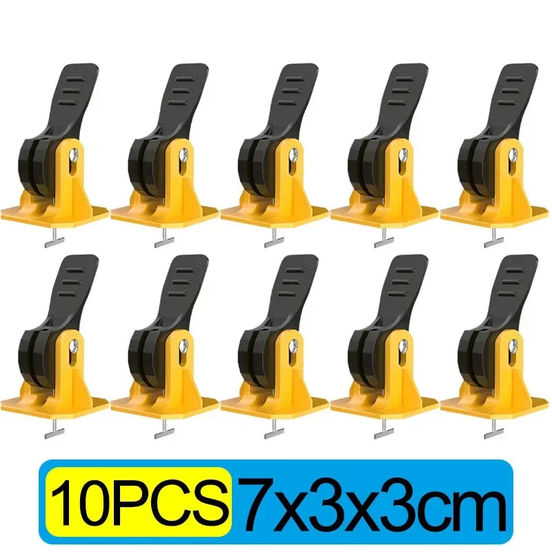 10/50PCS Reusable Tile Leveling System For Floor Tiles Hand Tile Leveling Device Construction Tool Parts Set Hardware Fixed Sets