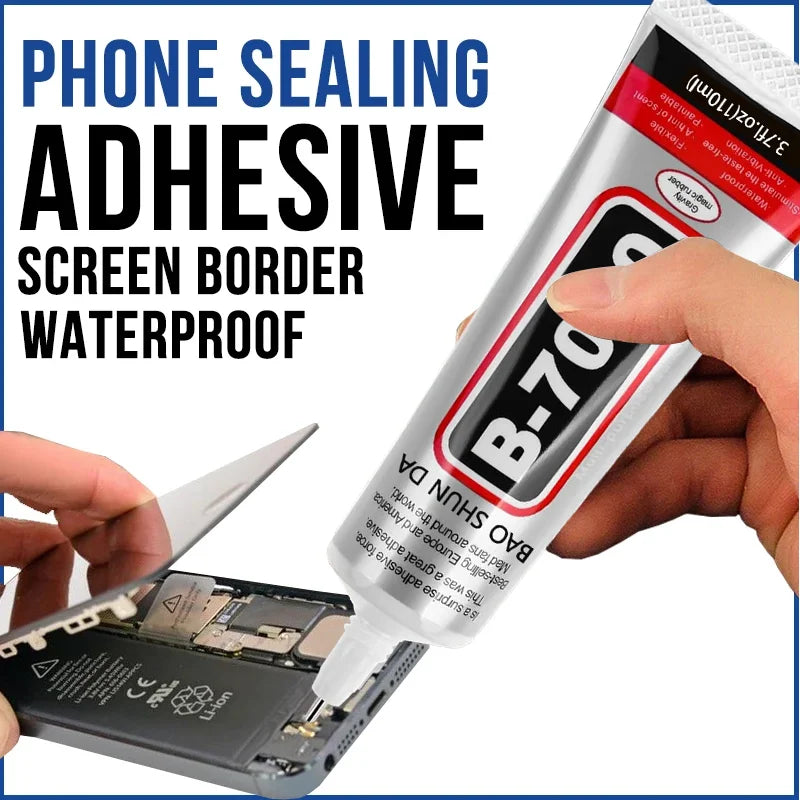 BAOSHUNDA B7000 Mobile Phone Screen High-Strength Waterproof Adhesive, Universal Phone Glass Bonding Agent, 15/25/50/110ml Fast