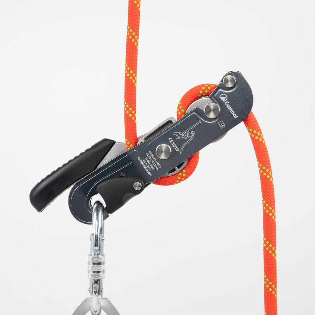 1pcs Camnal Portable Aluminum Climbing Slow Stop 9-13mm Descender Rappelling Rock Climbing Fall Arrester Equipment