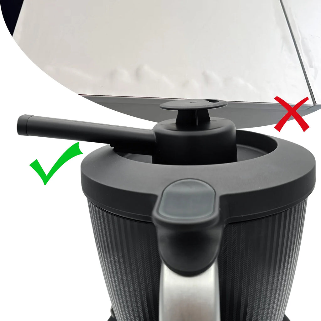 Steam Diverter Compatible with Thermomix TM7 360° Rotating Cooking Steam Deflector Kitchen Guide Pipe Cabinet Protection Tools