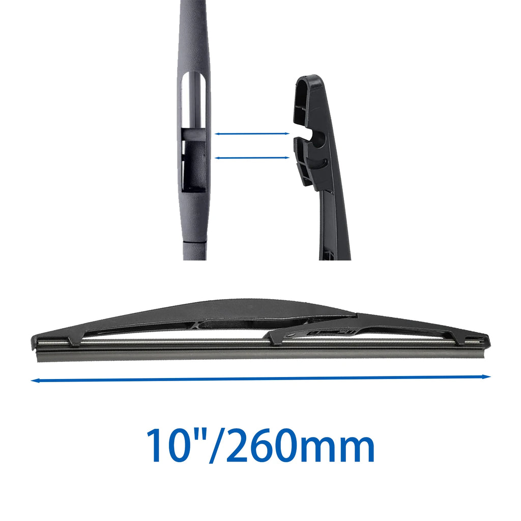 10" For Mitsubishi Pajero Montero Shogun Sport 2015-2023 Rear Windshield Wiper Blade Windscreen Tailgate Window Accessories