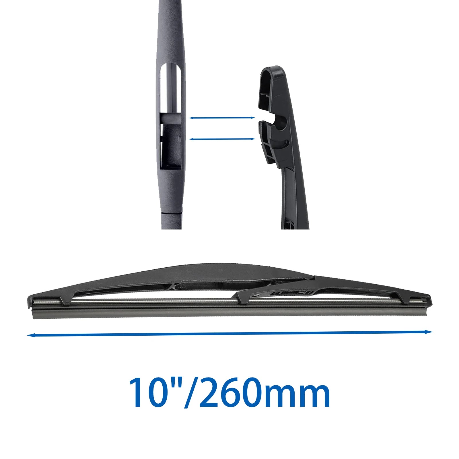 10" For Mitsubishi Pajero Montero Shogun Sport 2015-2023 Rear Windshield Wiper Blade Windscreen Tailgate Window Accessories