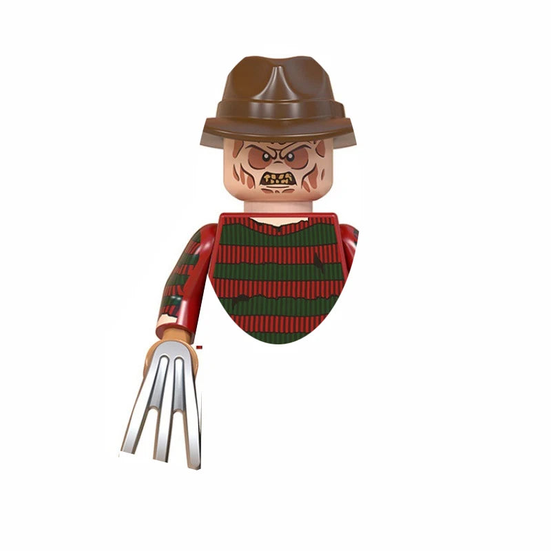 WM839 Horror Movie Zombie Building Blocks Bricks Dolls Mini Action Toy Figures Assemble Blocks Kids Gifts