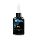 LOOLIFL50ml UV GlueUV Curing Adhesive Resin,Transparent Traceless Strong Adhesive Fast Curing For Glass Metal Plastic DIY Crafts