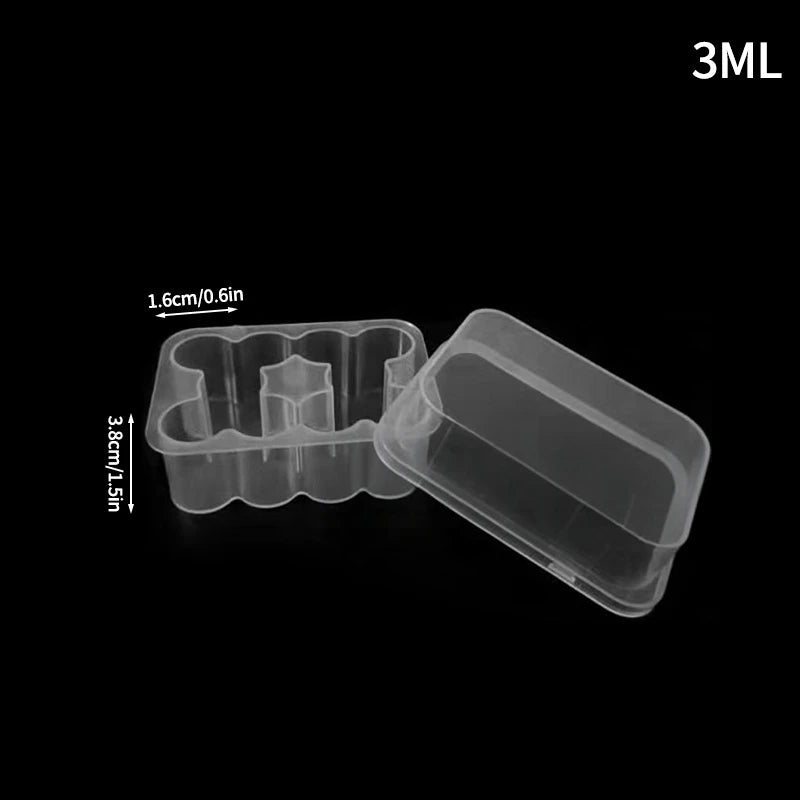 3/5/7/10mL Vial Storage Case Mini Vial Storage Box Transparent Storage Case Peptide Vial Organizer Refrigerator Organizer