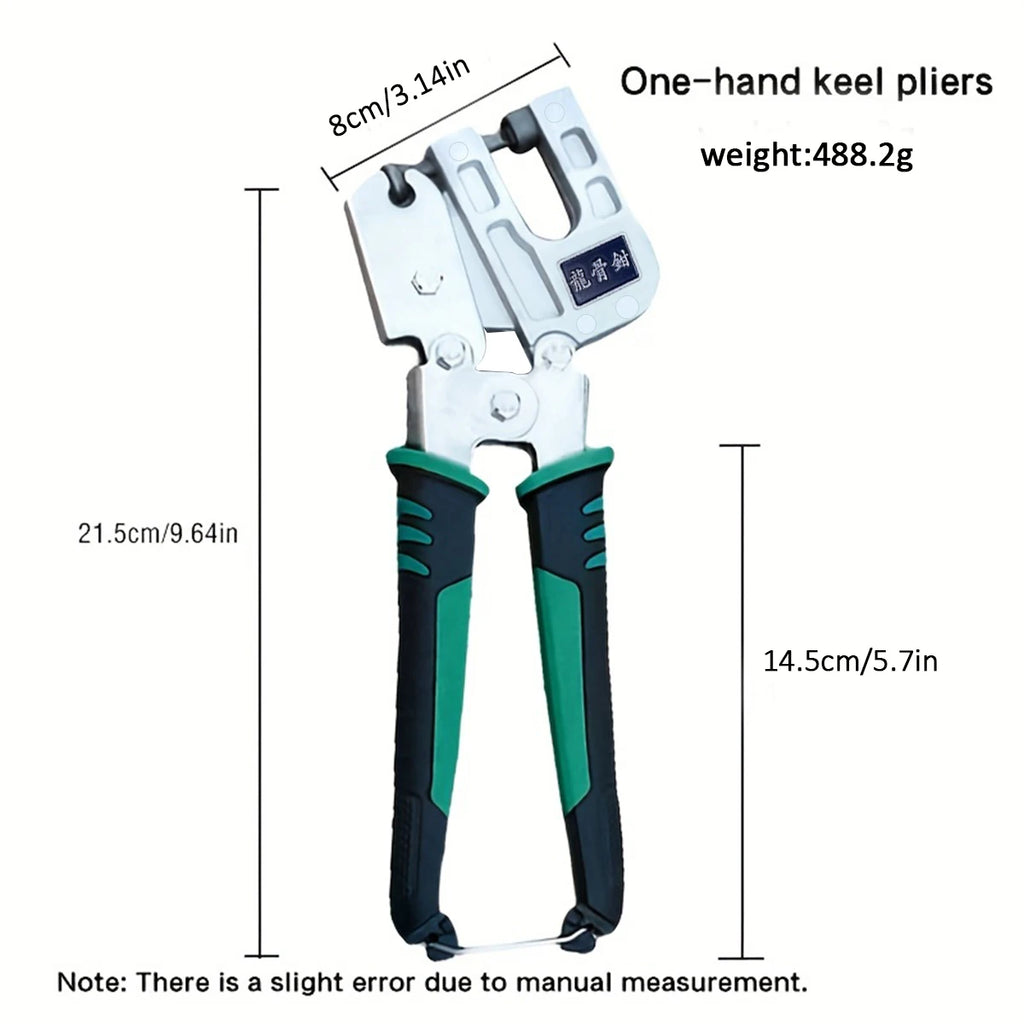 1pc keel pliers light steel keel rivet-free pliers one-handed professional ceiling drilling pliers multi-functional special tool