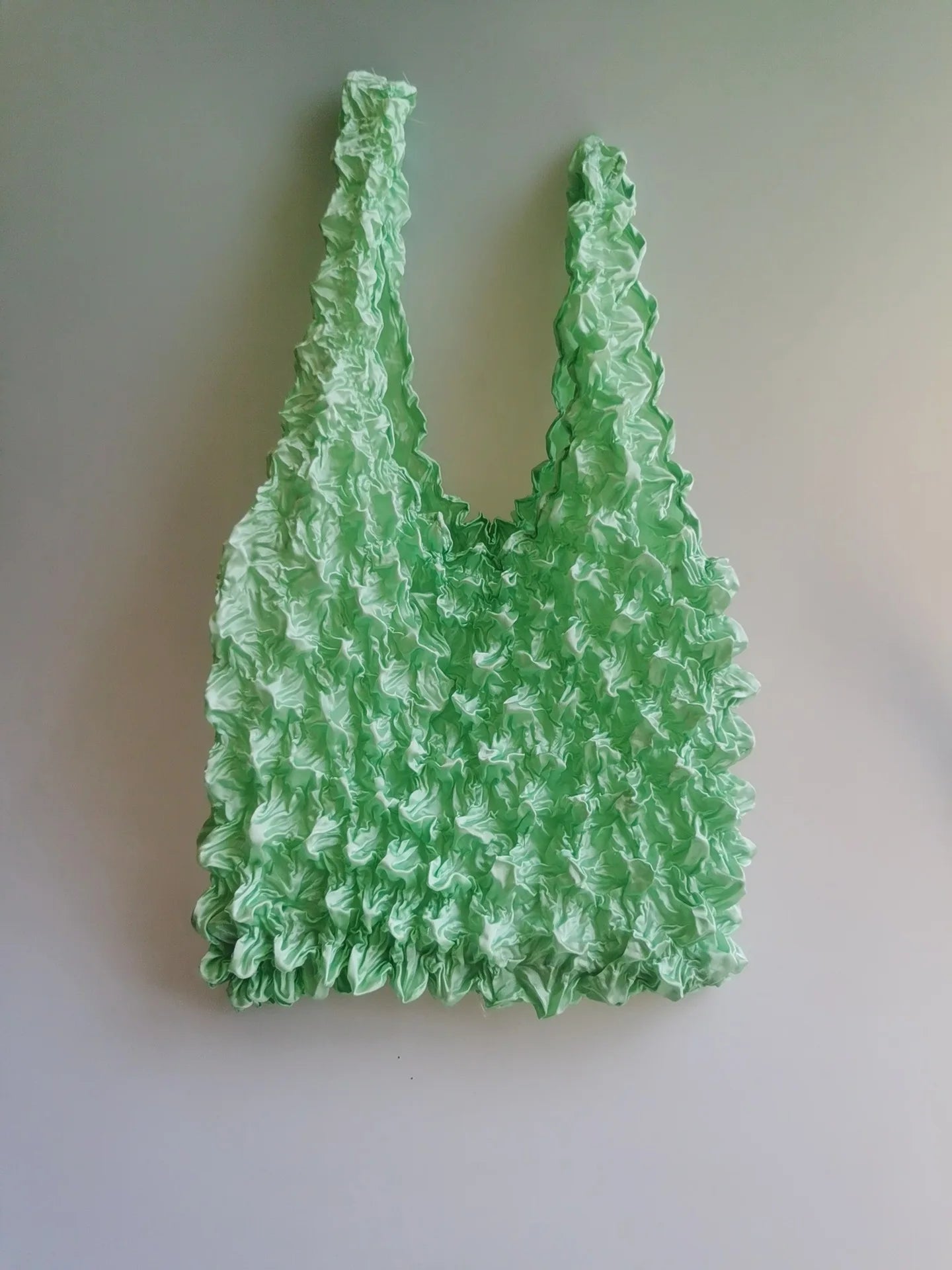 Magic Stretch Tote Bag, Retractable Ruched Handbag, Large Capacity Shopping Bags