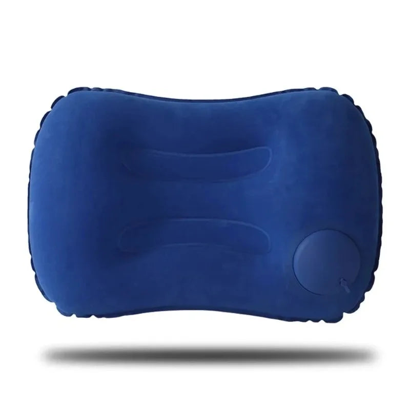 Ultra Soft Inflatable Travel Pillow Neck & Lumbar Support Lightweight Compact For Airplane Car Camping Pool Outdoor Trip