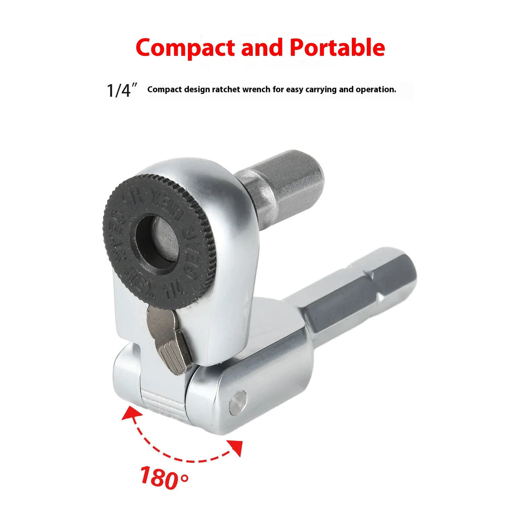 New Socket Torque Wrench Hand Tools 6.35mm Screwdriver Stainless Steel Hexagonal Ratchet Wrench Toughbuilt Mechanic Manual Tools