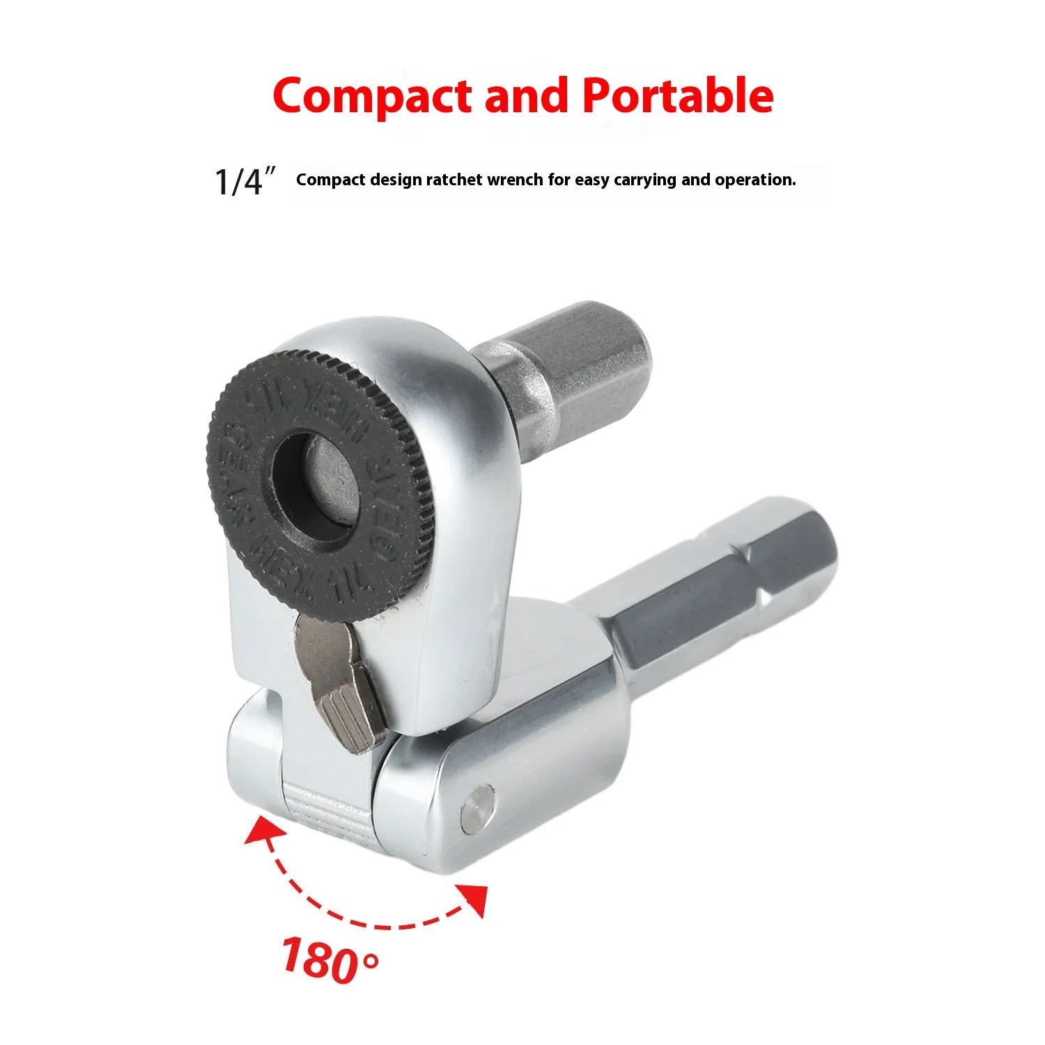 New Socket Torque Wrench Hand Tools 6.35mm Screwdriver Stainless Steel Hexagonal Ratchet Wrench Toughbuilt Mechanic Manual Tools
