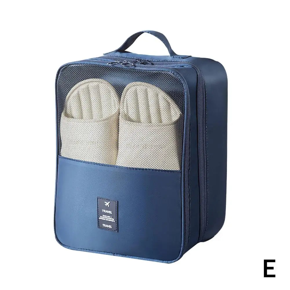 Multifunction 3 Layers Shoes Storage Bag New Portable Travel Shoes Organizer Box Zipper Shoe Sorting Pouch Travel Accessories