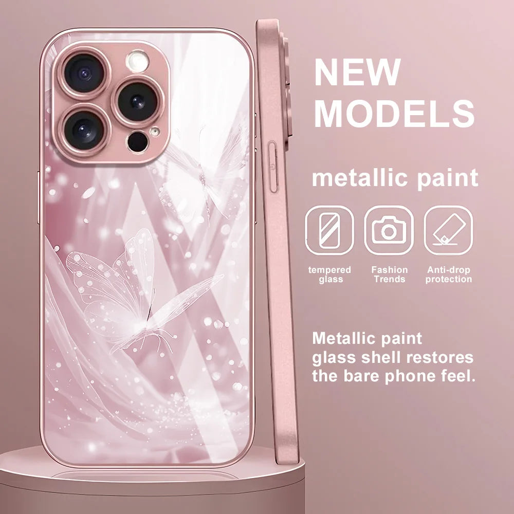 Marble Glass Case For Samsung A16 A26 A33 A34 A35 A36 A53 A54 A55 5G A56 A25 A17 S26 S25 Ultra S24 S23 S22 Plus S21 S20 FE Cover
