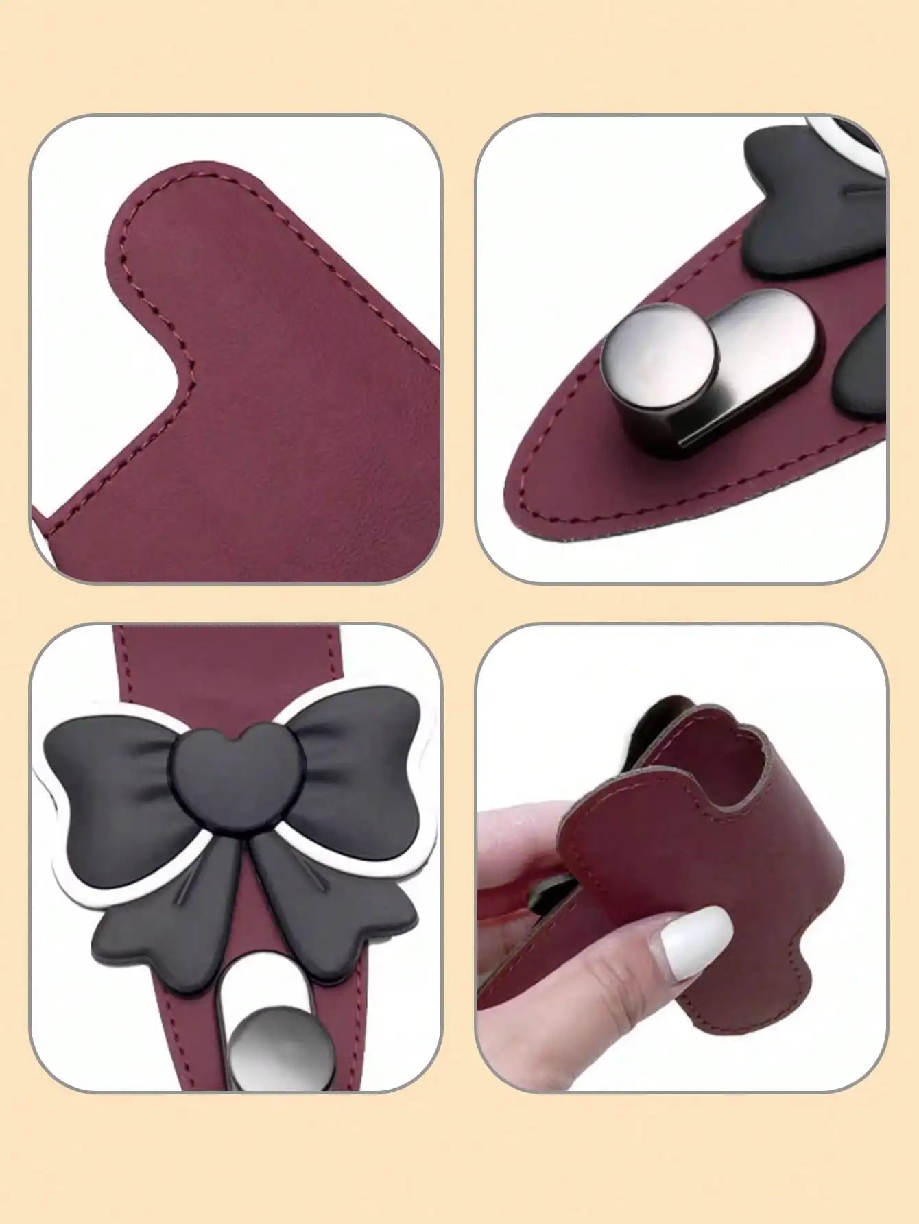 Butterfly-Style Car Hook: A Foldable In-Car Storage Helper with Both Aesthetics and Practicality