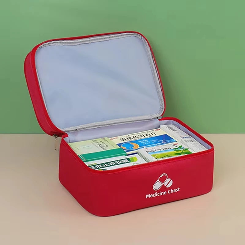 3 Size Large Capacity Double-Deck Medical Bag, Outdoor Emergency Kit, Portable Small Medicine Bag, 2025 NEW Home Storage Bag