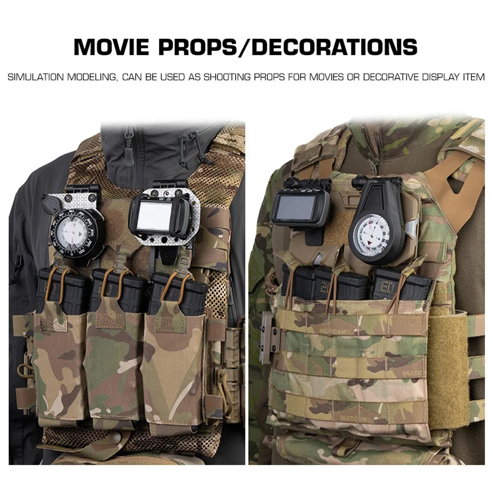 601 GPS Dummy Model Non-Functional ABS Display Prop Replica Decorative Navigation Device for Cosplay Photography Costume Display