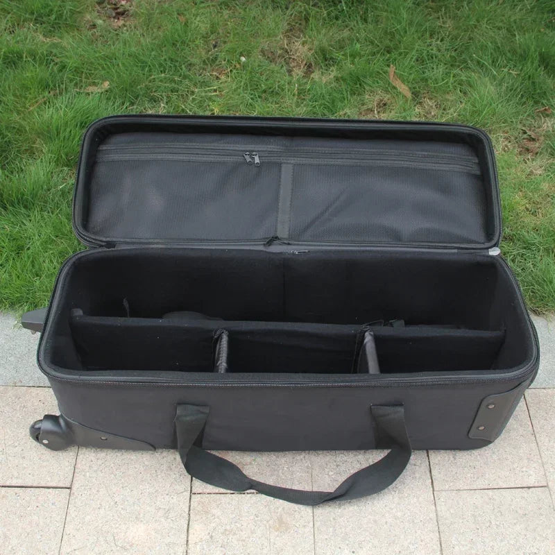 Photographic Lamps Storage Rolling Luggage High Capacity Trolley Professional Photography Suitcase Wheels Studio luggage Bag