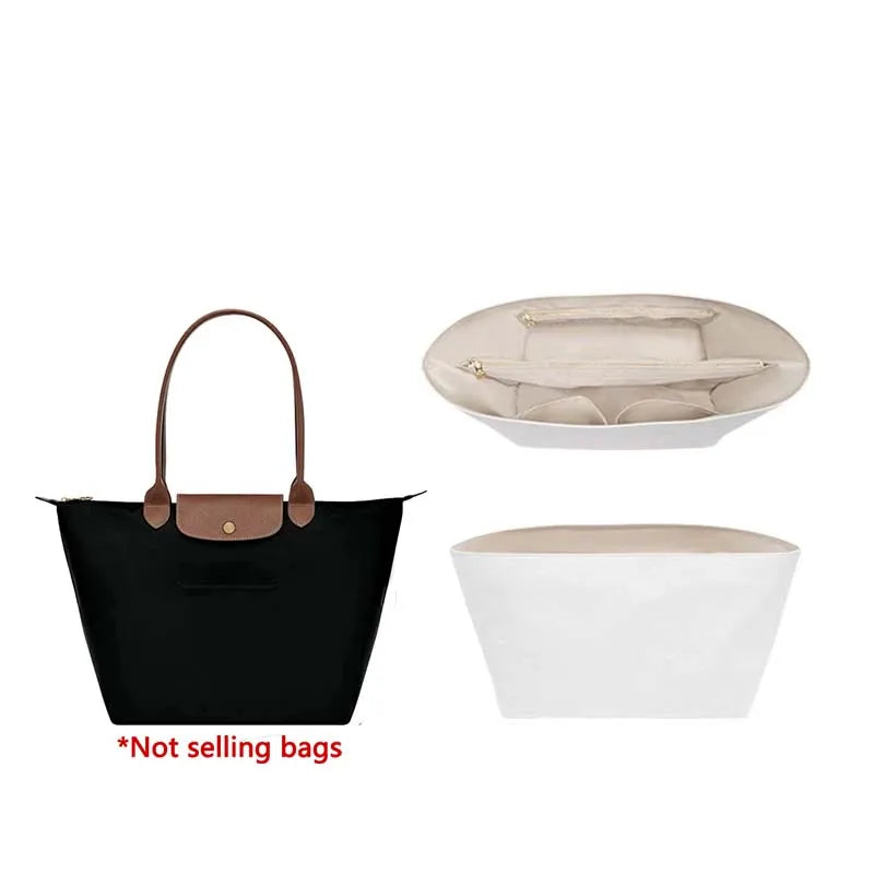Bag organizer insert for Longchamp mini bag support purse insert handbag liner bags accessories