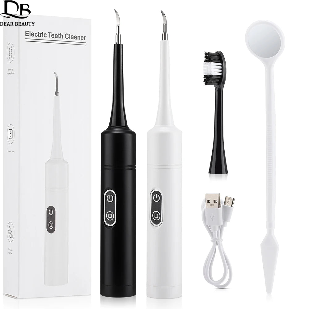 Electric Tooth Cleaner Dental Scaler Calculus Remover Sonic Vibration Toothbrush Plaque Tartar Removal Teeth Whitening Cleaning