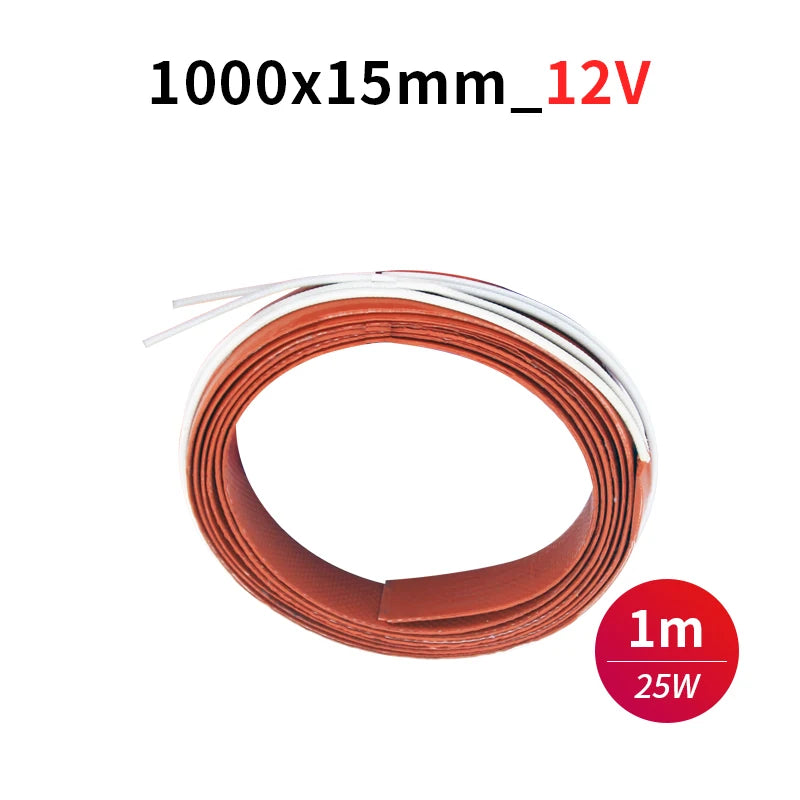 Car Oil Pipe Heater Insulation Belt 12v 24v Automatic Constant Temperature Heating Waterproof Insulation Non-Conductive