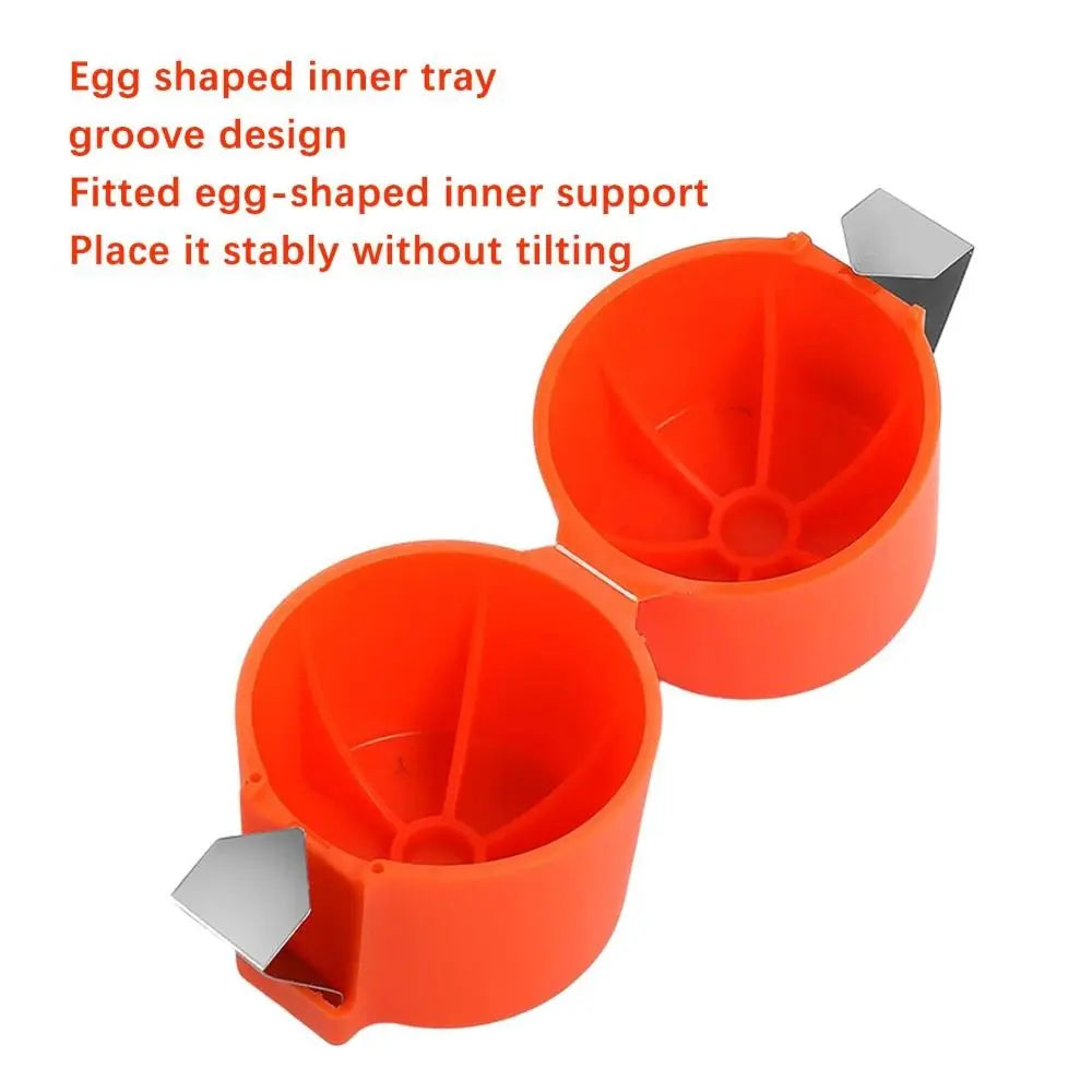 New Cute Egg Shell Opener Kitchen Baking Tool Household Egg Opener Tool Stainless Steel Egg Peeler for Cooking Camping