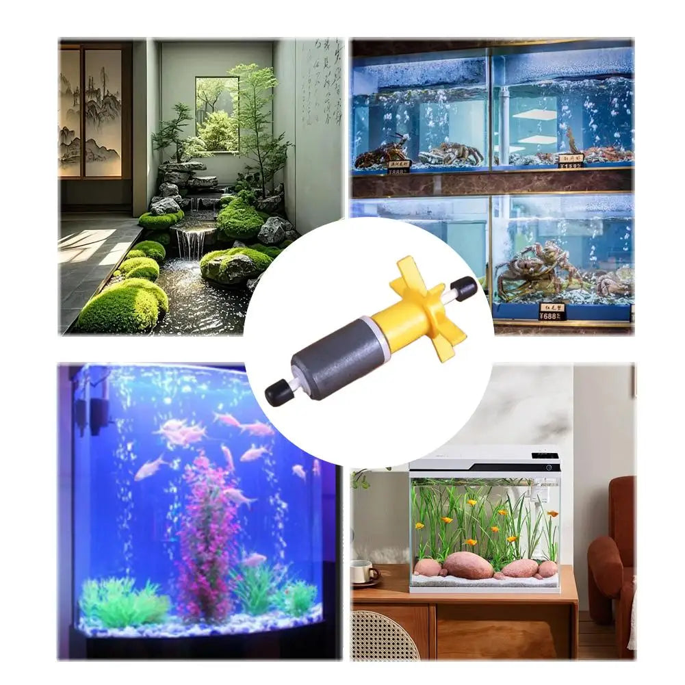 Filter Drum Rotor Shaft HW302/303/304 Plastic Fish Tank Water Tank Filter Shaft Wear-resistant Water Tank Filter Accessories