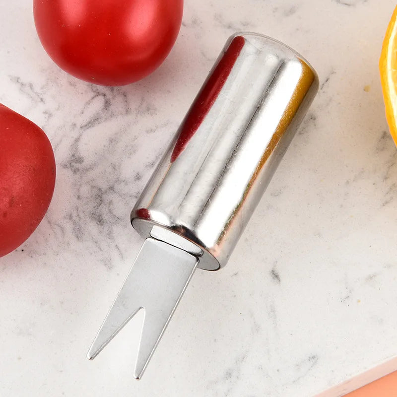 Stainless Steel Corn Holders BBQ Forks Portable Corn Needles Fruit Forks Barbecue Skewers Grill Tools