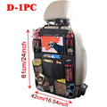 Multi-functional Car Seat Back Pocket Storage Bag with Tablet Holder Travel Protector Car Seat Organizer for Kids Travel