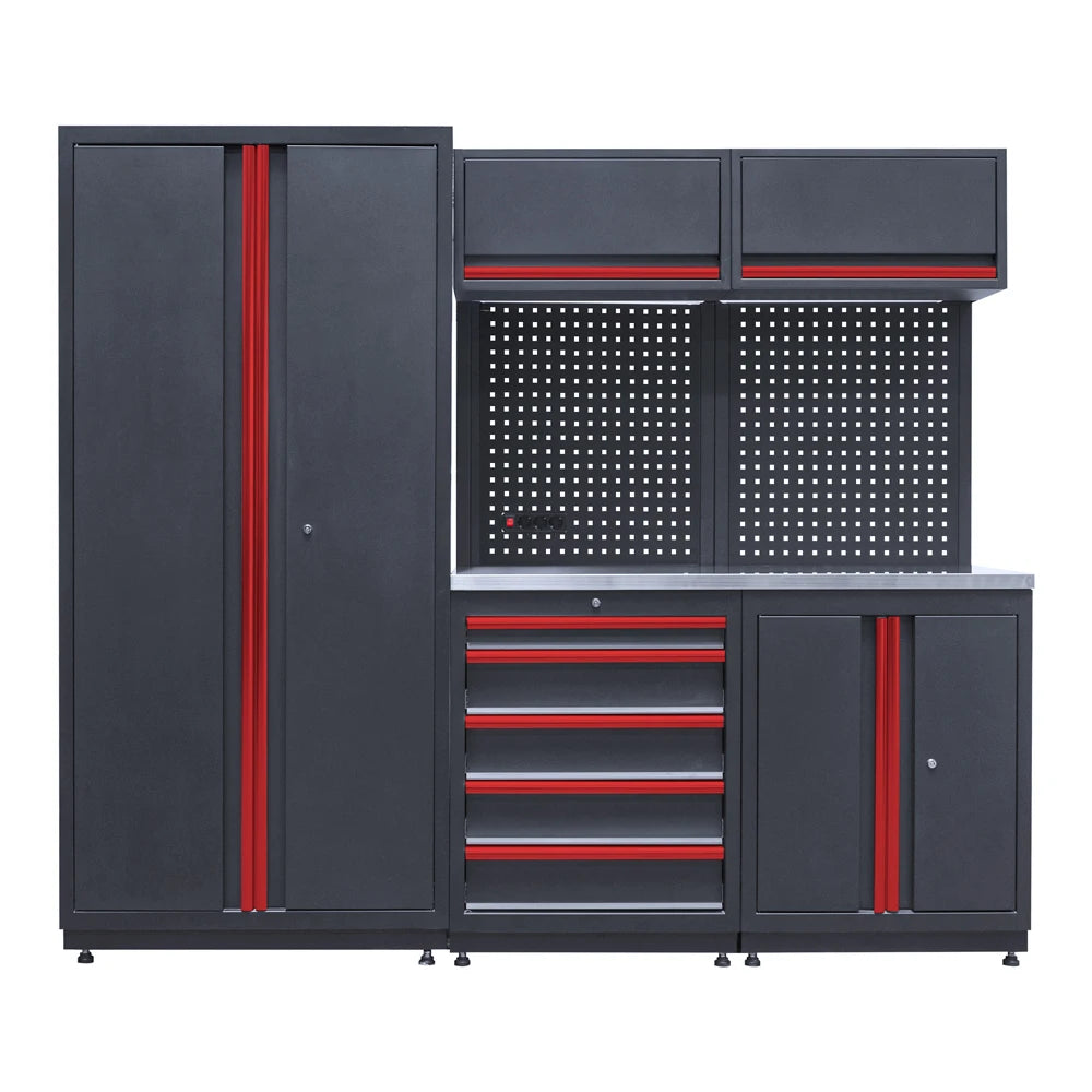 GATmatic Modular Garage Wall Storage System Heavy Duty Metal Tool Cabinet Wholesale Workshop Workbench Organization