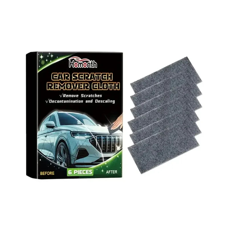6Pcs Nano Sparkle Cloth Car Scratch Remover Paint Repair Easily Nanosparkle Cloth for Car Scratches