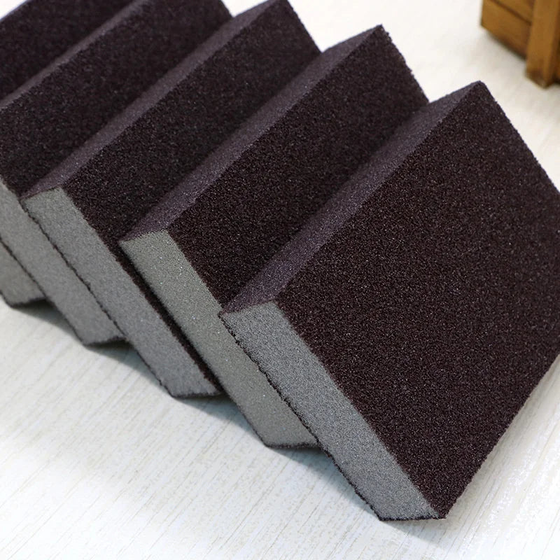 2/4/6/8/10Pcs Magic Sponge Eraser Carborundum Removing Rust Cleaning Brush Descaling Clean Rub for Cooktop Pot Kitchen Sponge