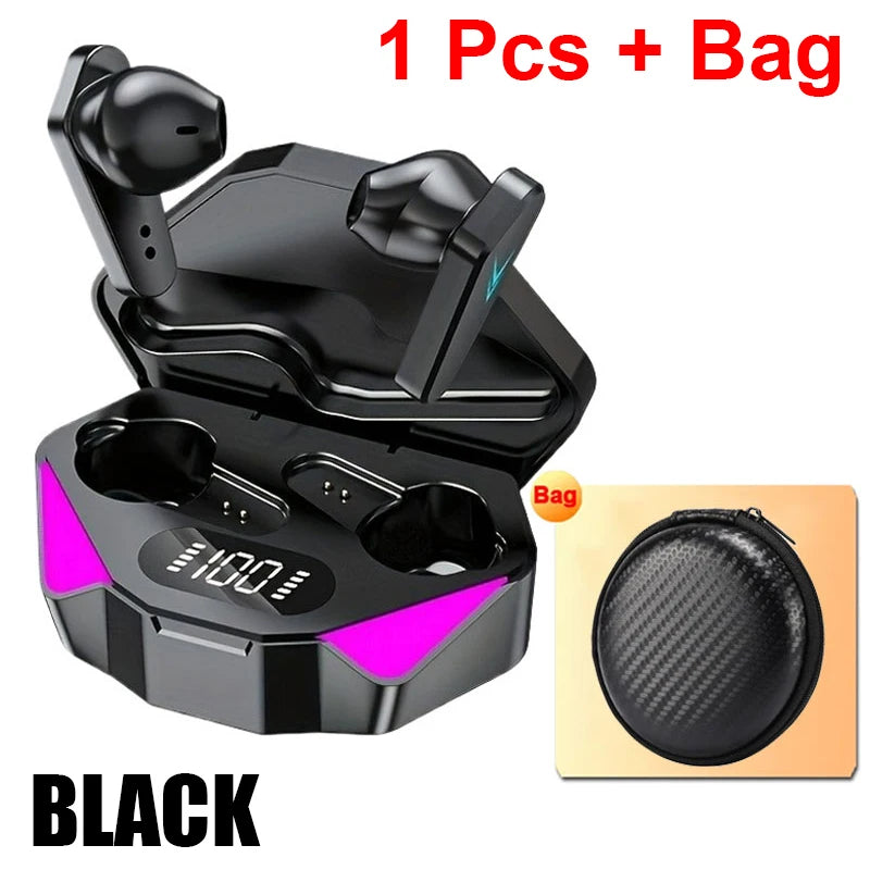 X15D TWS Wireless Earbuds LED Display Gaming Stereo Headphones With Mic Universal For iPhone Android iOS Huawei Xiaomi Redmi Mi