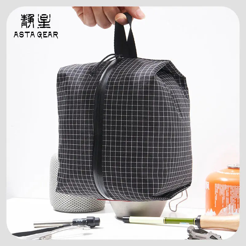 UHMWPE Storage Bag Dyneema Blended + YKK Waterproof Zipper Outdoor Camping Sundries Bags Giant Energy Pack Storage Bag 21g/30g