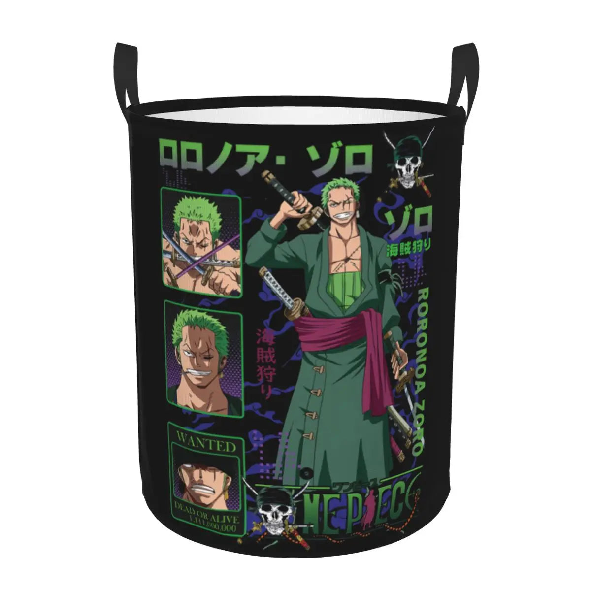 One Piece Tony Tony Chopper Laundry Basket Collapsible Anime Clothing Hamper Bathroom Organizer Storage Bins