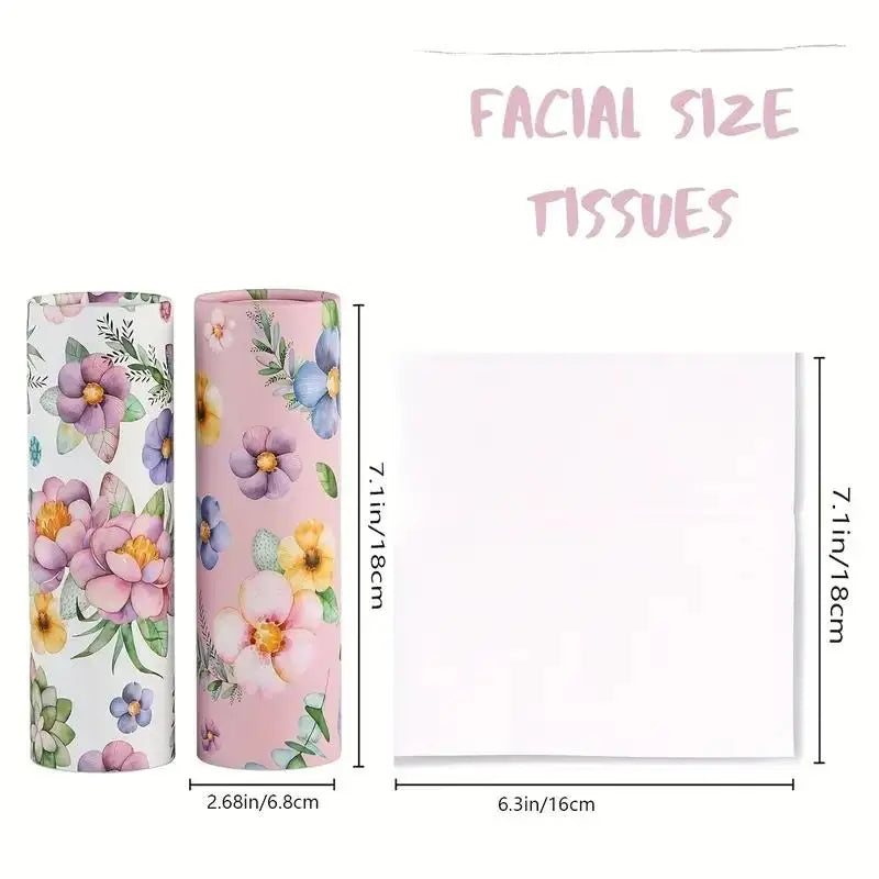 Elegant Floral Car Paper Towel Holder Stand, Multi-Functional Cup Holder & Travel Napkin Dispenser for Home & Auto Use