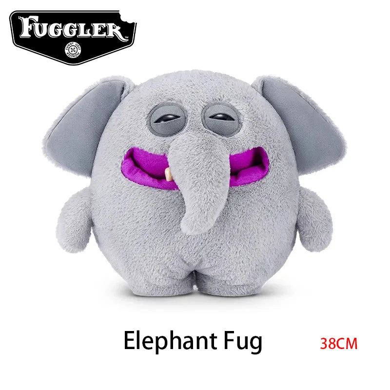 Original Fuggler Chonky Series Plush Toy Weird Ugly Monster Doll Octopus Elephant Capybara Frog Collectible Gift Home Decor 38CM